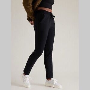 Athleta Cozy Karma High Rise Zip Pants - Black